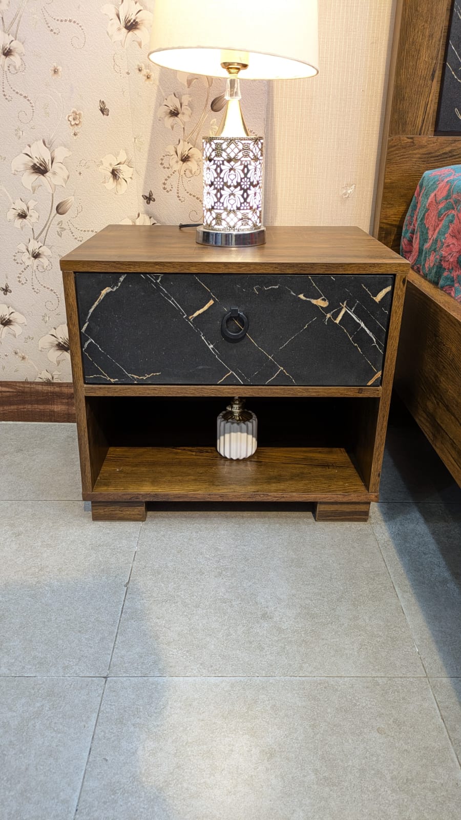 Brand New King Size Bed With 2 Side Tables