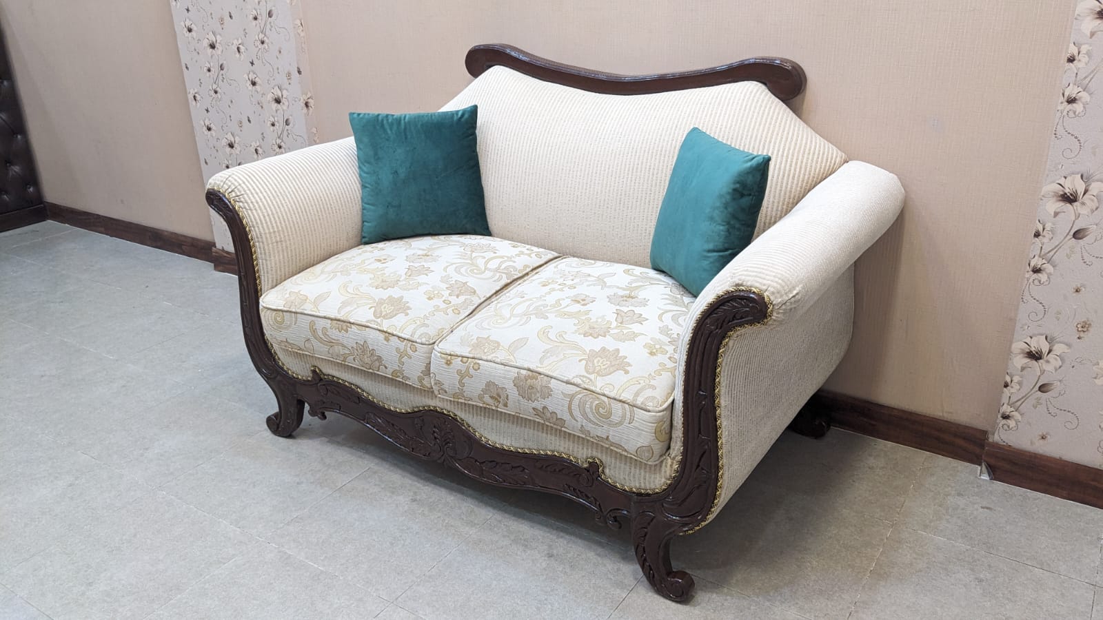 Sheesham Wood 5 Seater Sofa Set