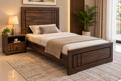 Brand New Single Bed With Side table