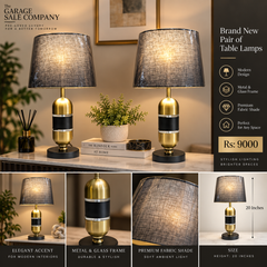 Brand New Pair Of Table Lamps