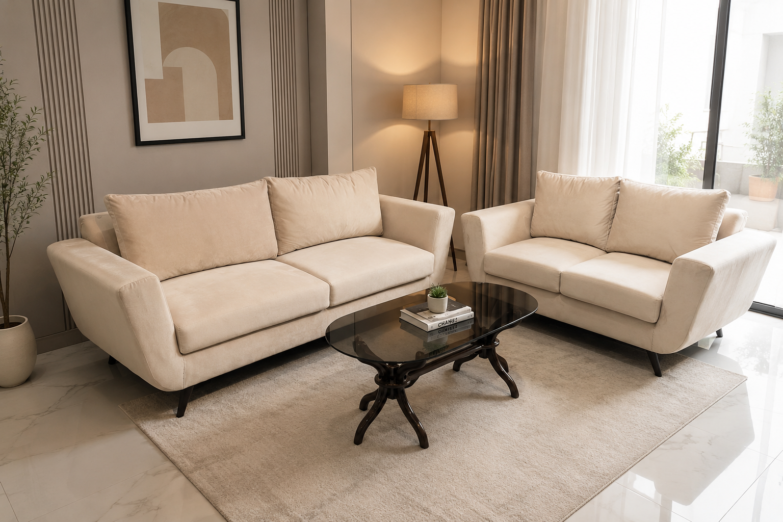 5 Seater Sofa Set