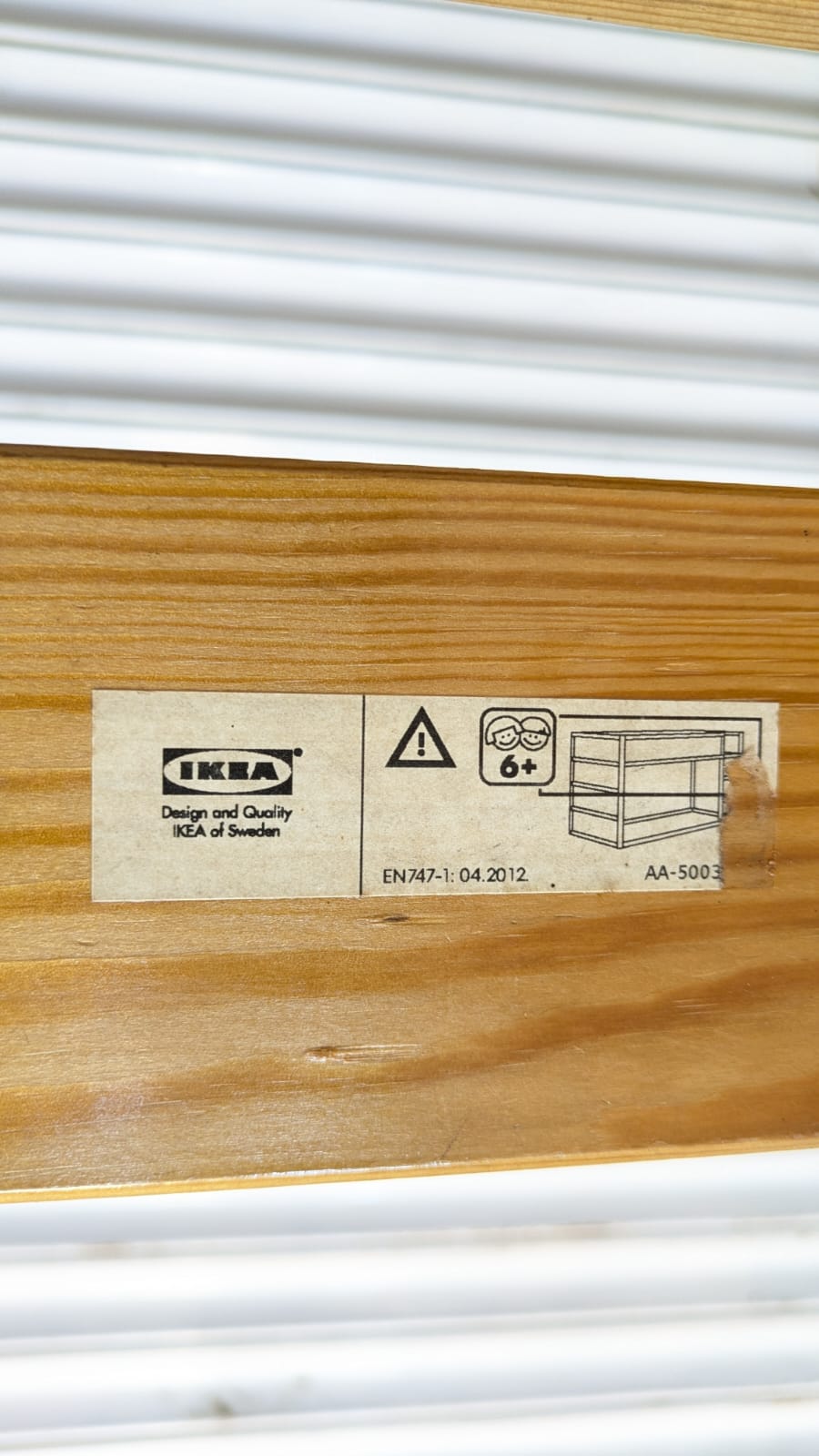 IMPORTED IKEA PURE WOODEN BUNK BED – SPACE-SAVING & STYLISH! 🛏️