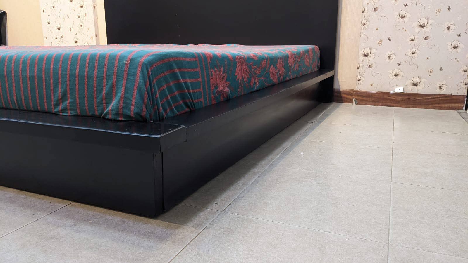 Low Height King Size Bed