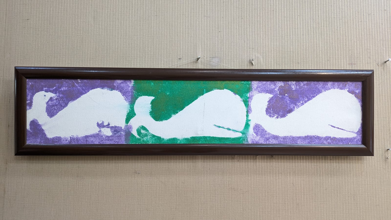 Wall mounted frame