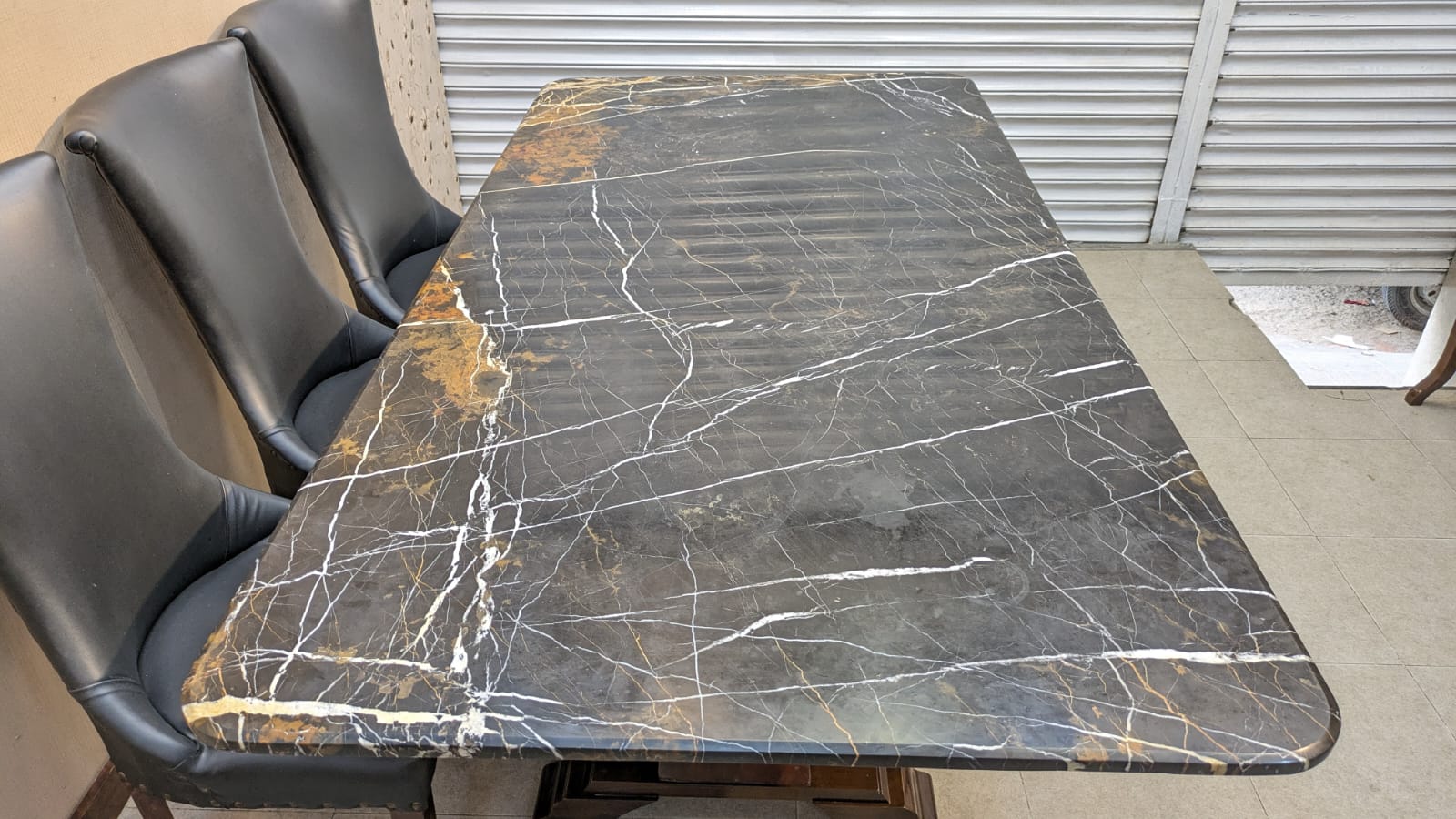 Marble Top 8 Seater Dining Table