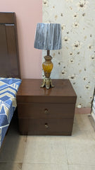 PLY Wood King Size Bed Set