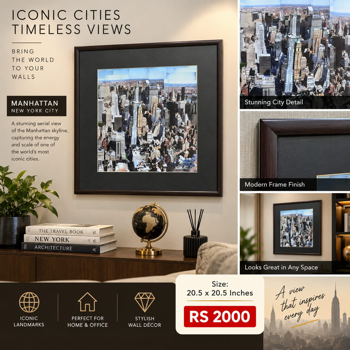 BEAUTIFUL COLLECTION OF PREMIUM WALL-MOUNTED ART FRAMES