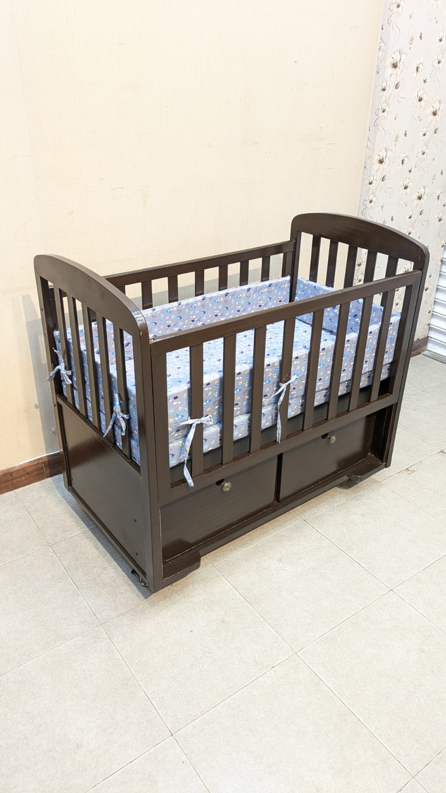 Baby Cot with Mattress