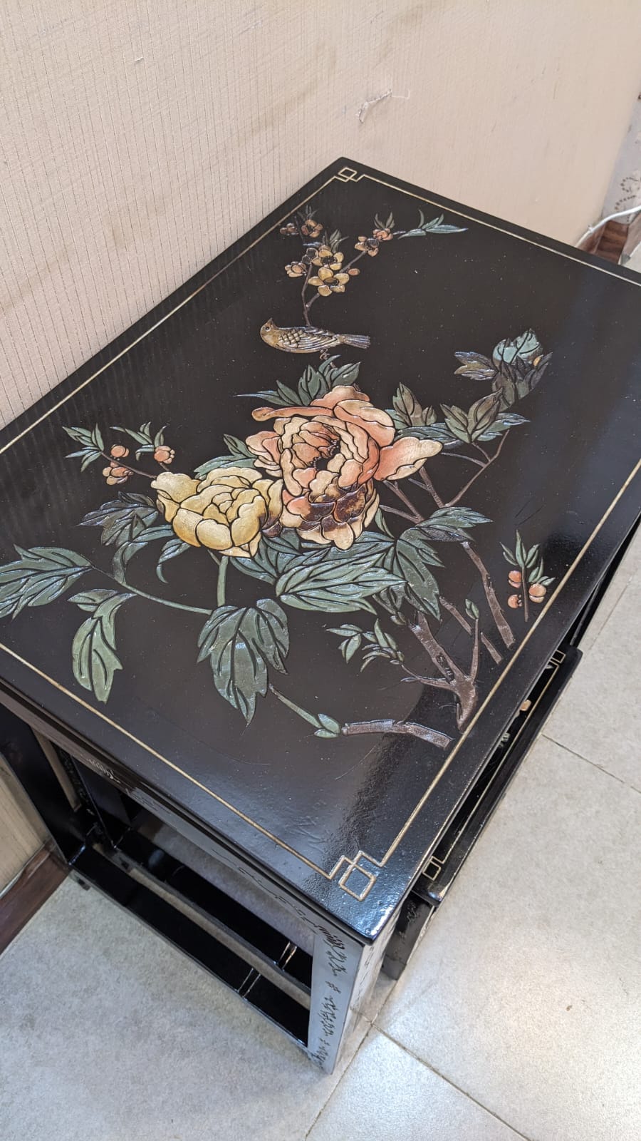 Imported Antique Chinese Nesting Tables Set