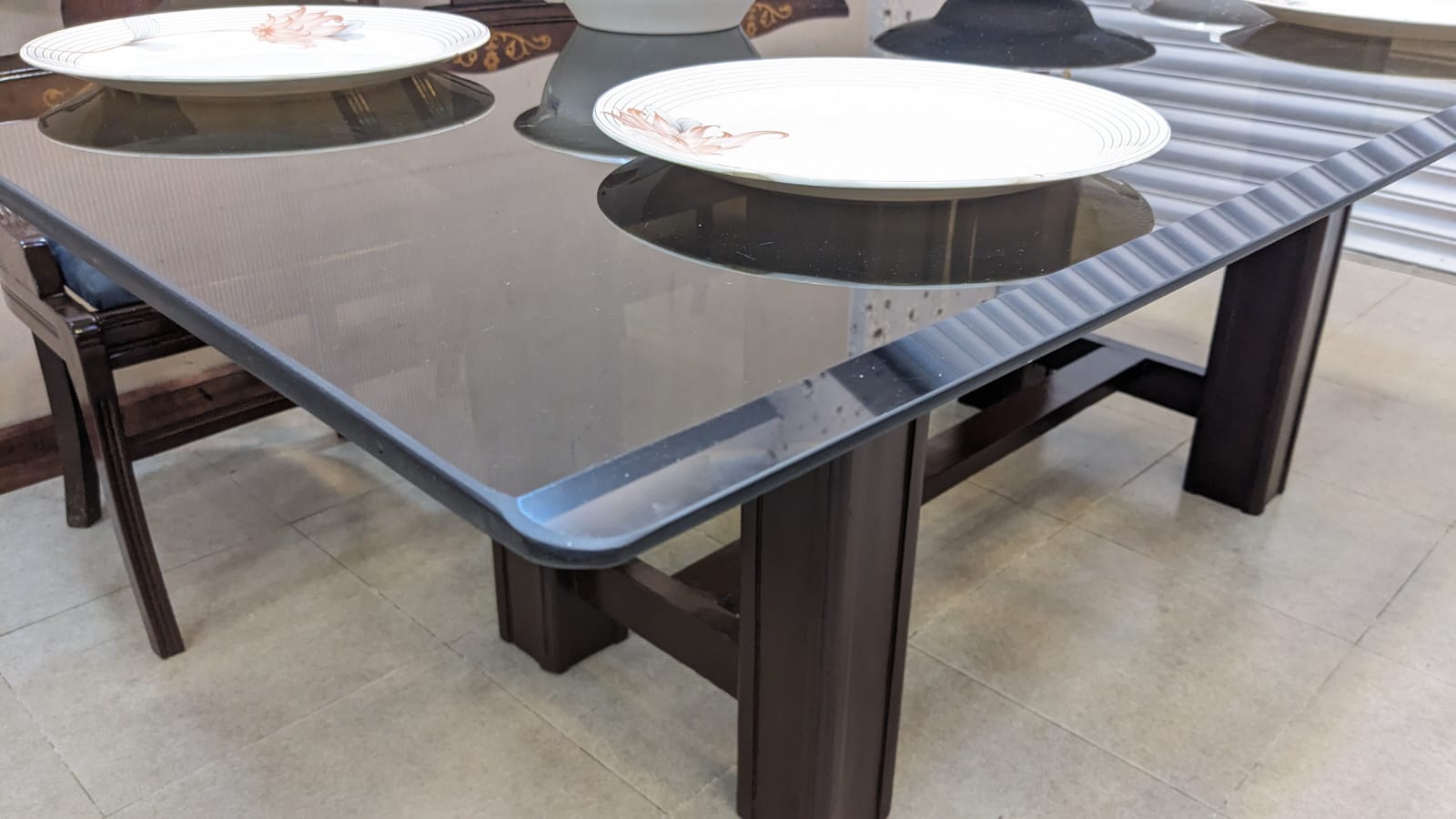 Solid Sheesham Wood 8 Seater Dining Table