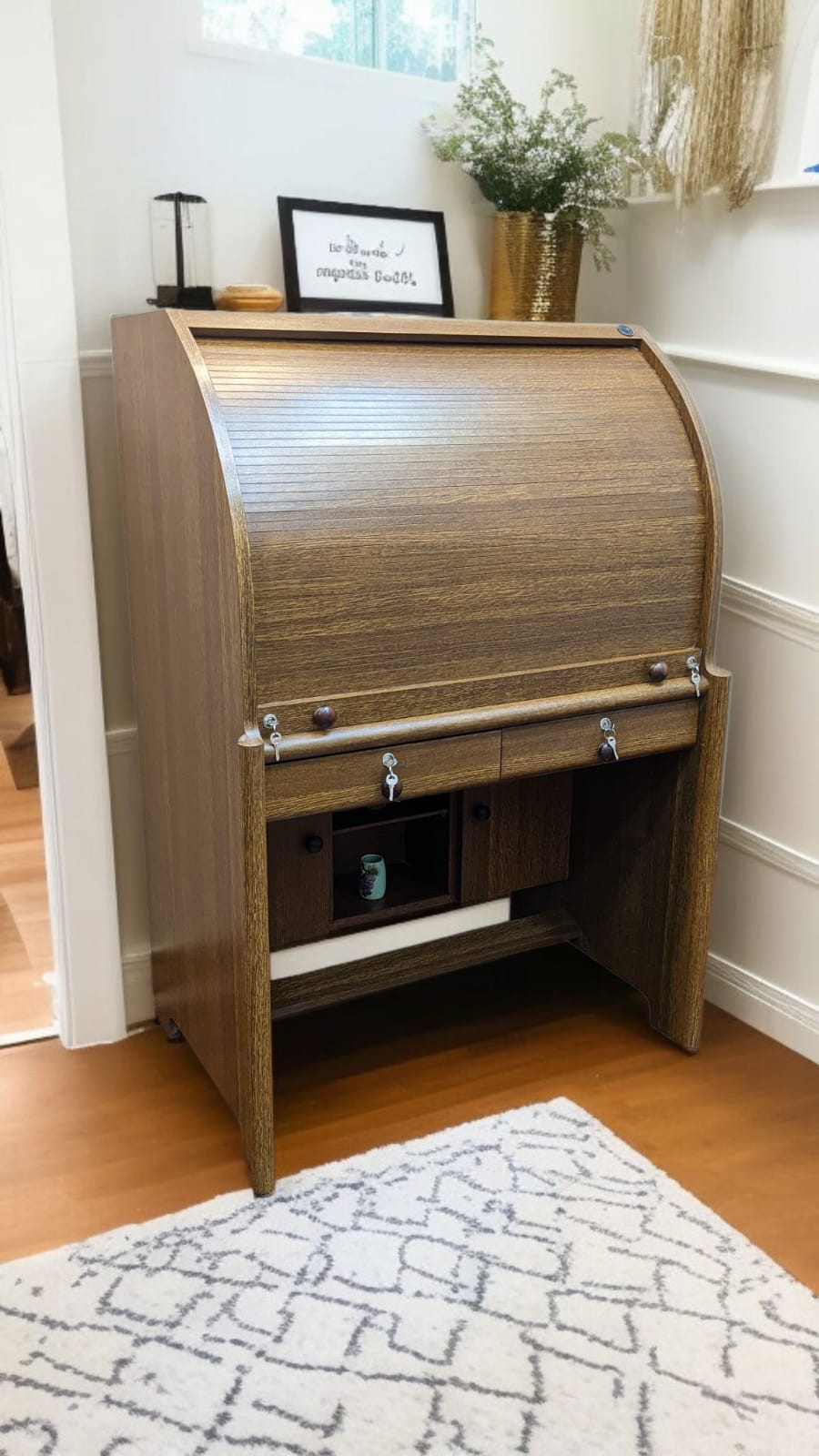 ✨ Imported ✨ Roll Top Desk