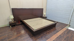King Size Bed with 2 Side Tables