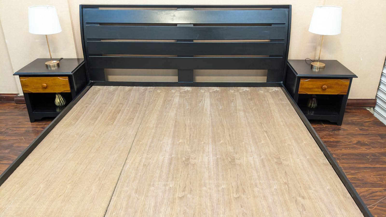 🔥Index Furniture 🔥 King Size Bed with 2 Side Tables