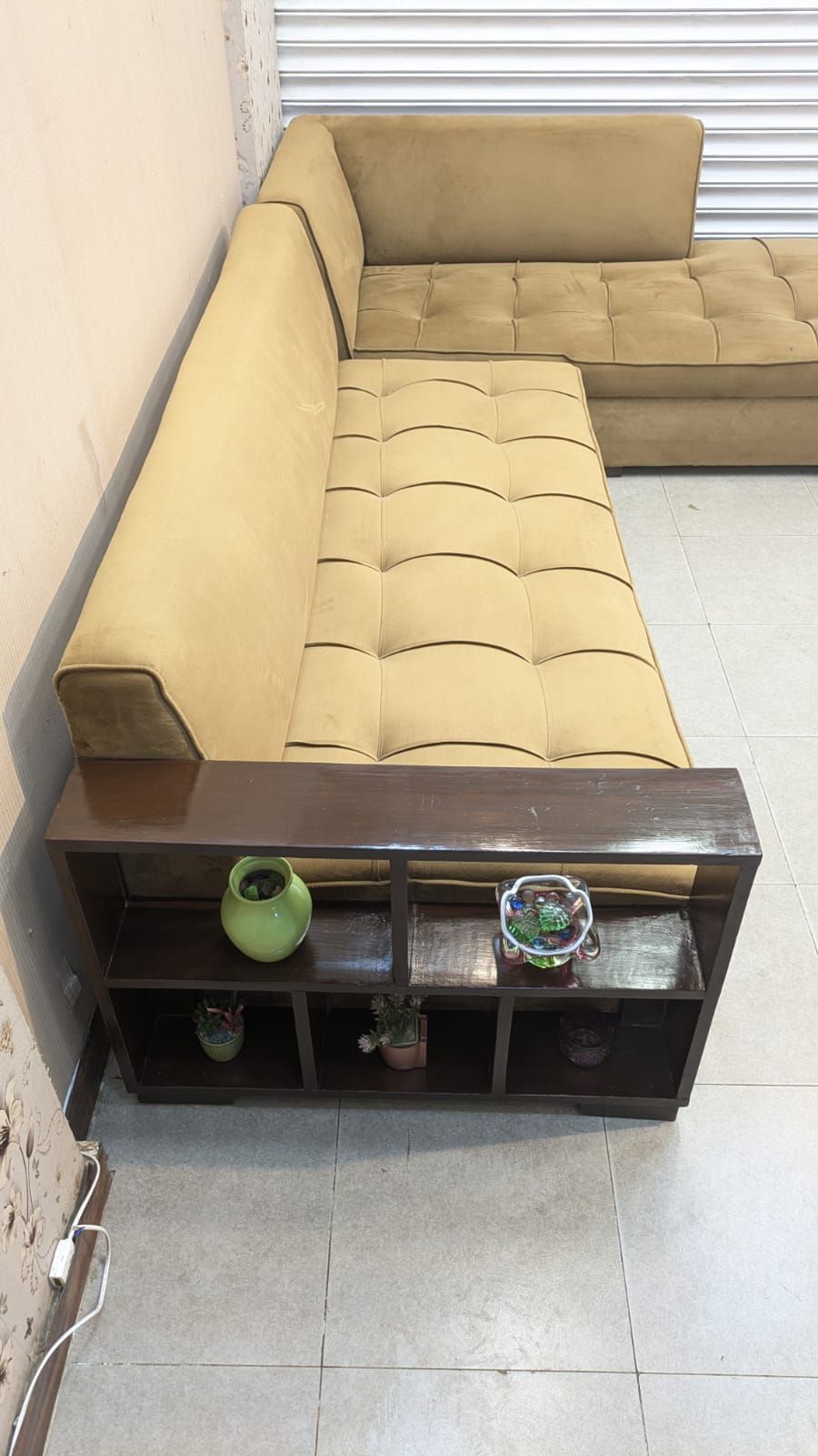 6 Seater L Shape Sofa Set