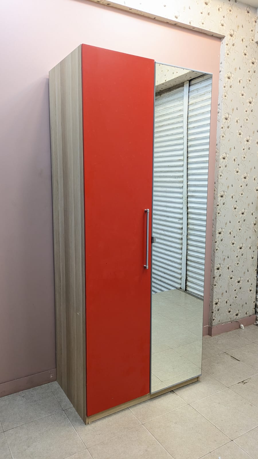IMPORTED IKEA 2-DOOR WARDROBE WITH FULL-LENGTH MIRROR!