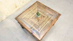 Solid Diyar Wood Pair Of Corner Tables