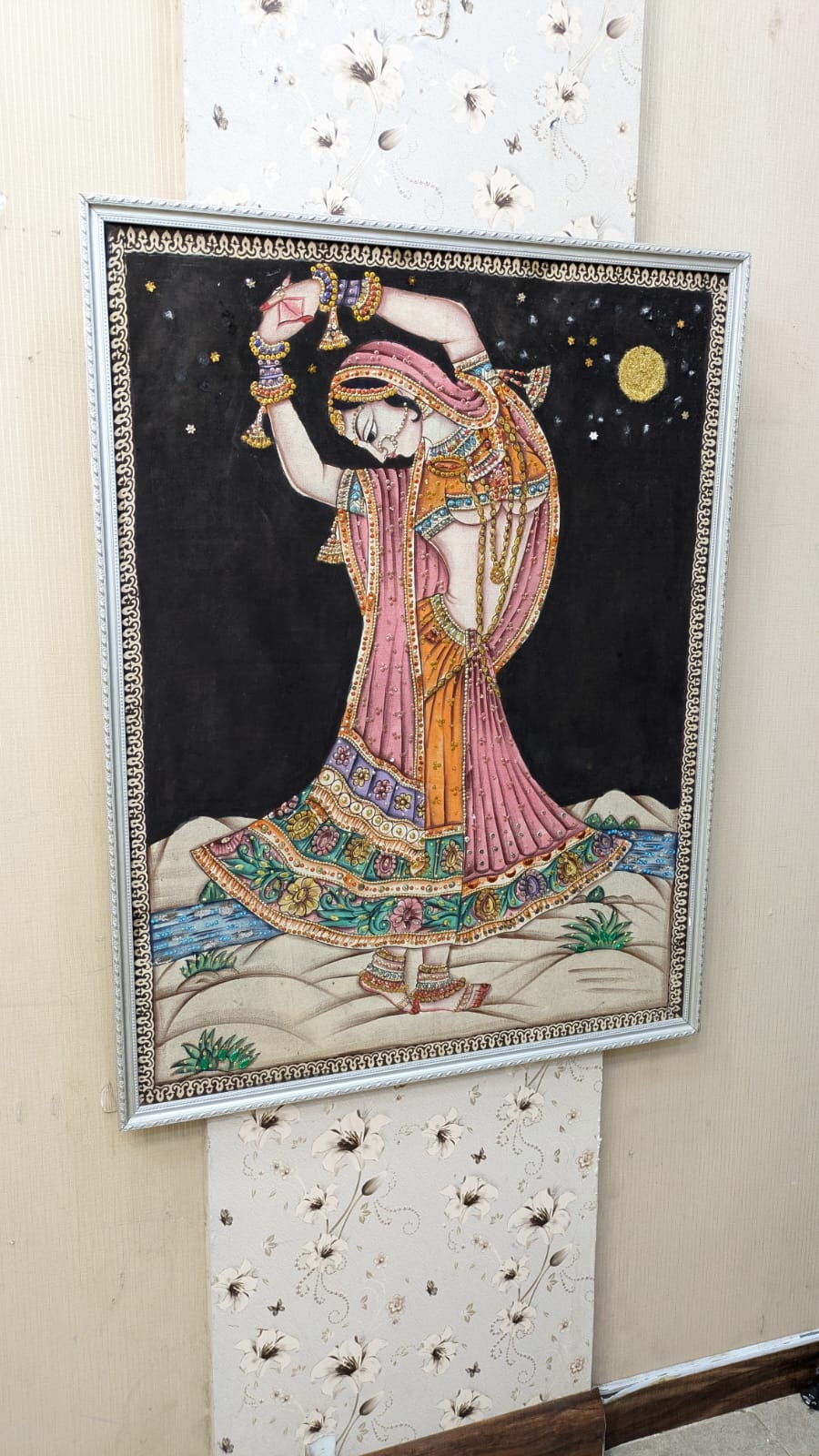 Traditional Rajasthani Folk Art – Wall Mounted Frame