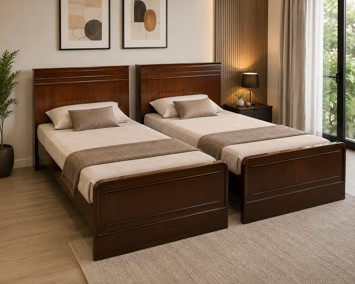 Pair Of Single Bed