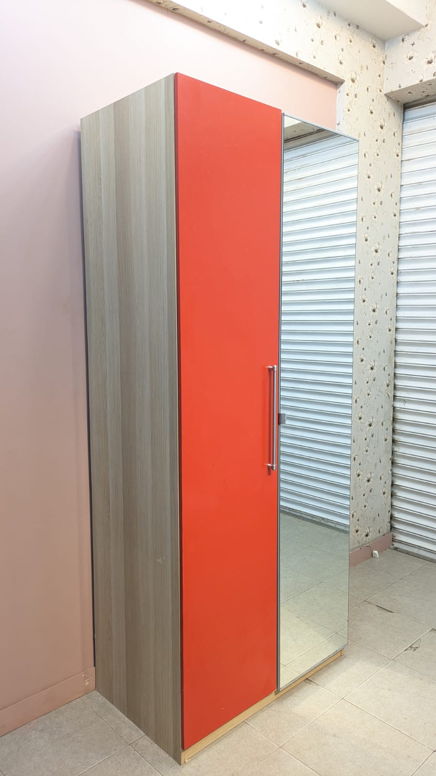 IMPORTED IKEA 2-DOOR WARDROBE WITH FULL-LENGTH MIRROR!