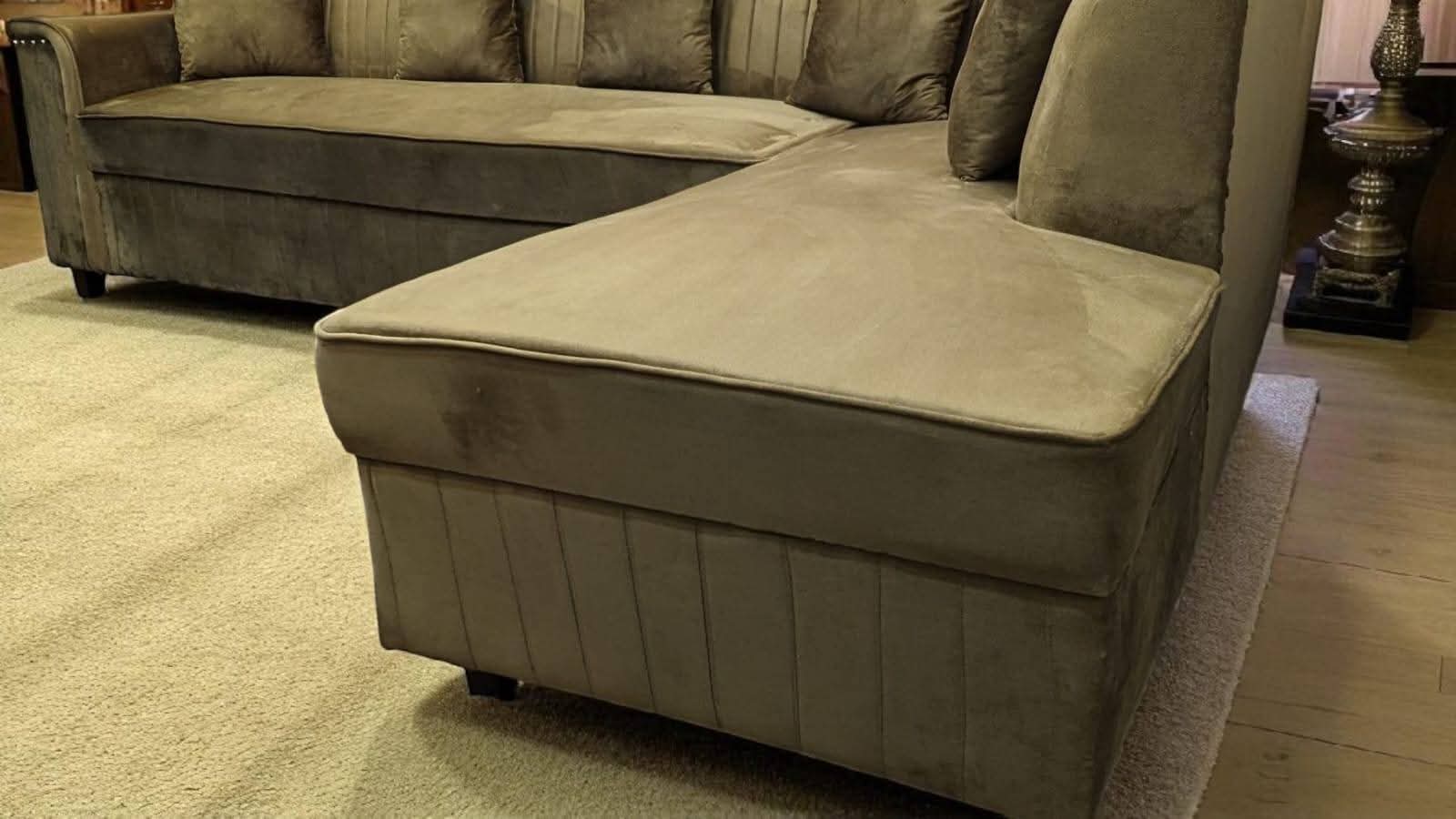 DivineCrafts Brand New 6 Seater L Shape Sofa Set