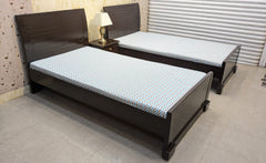 Pair OF Single bed with 1 Side table