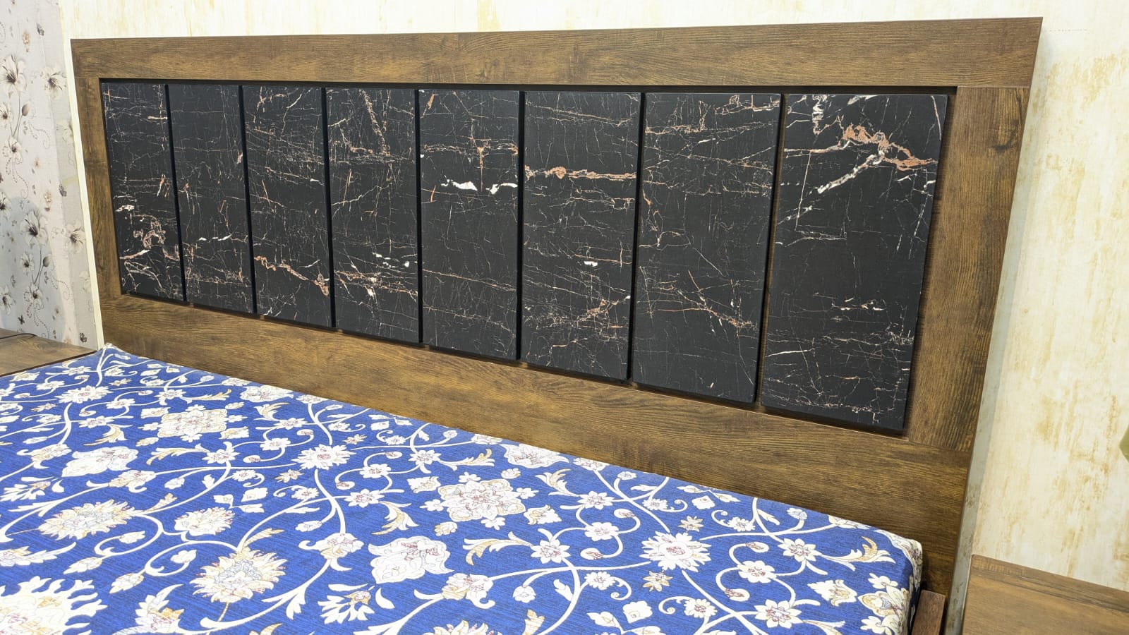 Brand New King Size Bed with 2 Side Tables