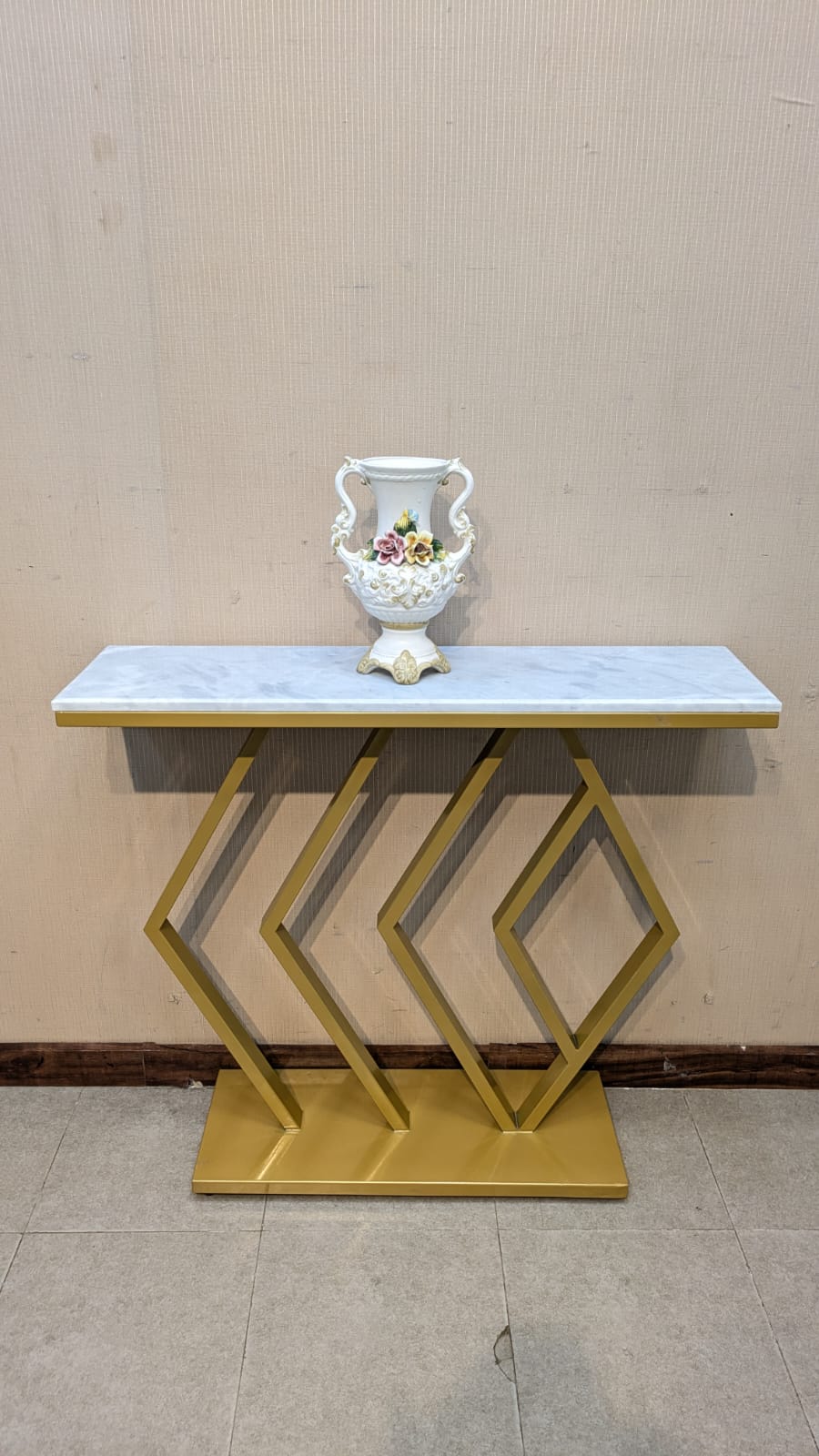 Brand New Unused Modern Marble Top Console
