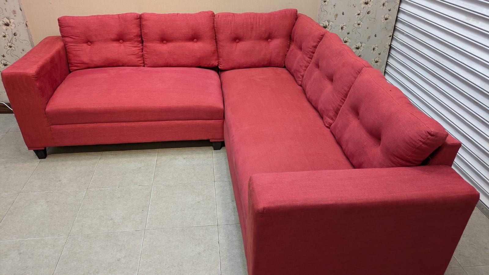 Modern Design 6 Seater L Shape Sofa Set