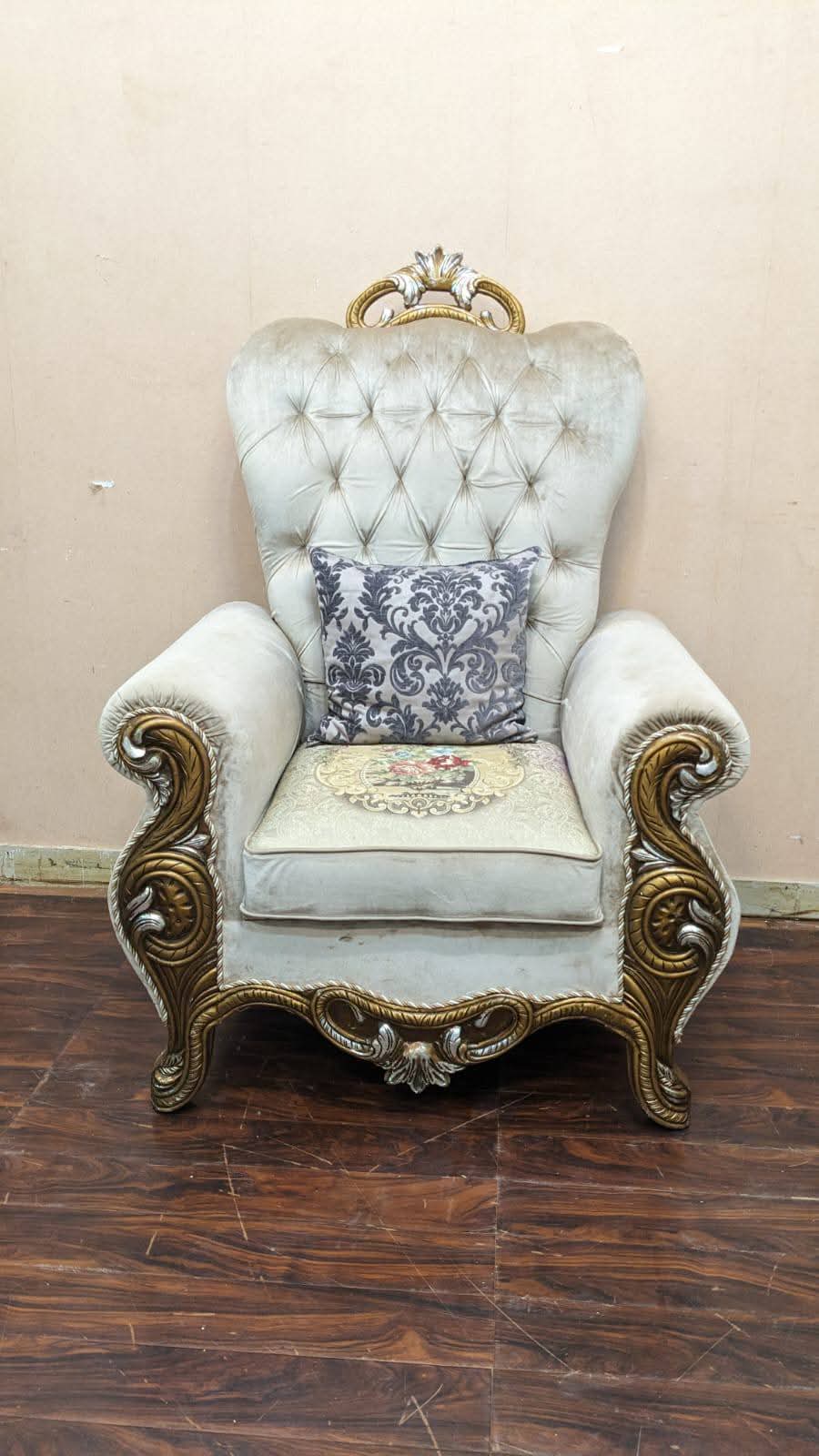Pair Of High Back Chairs
