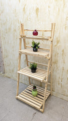 Brand New Pure Wooden Foldable Display Shelf