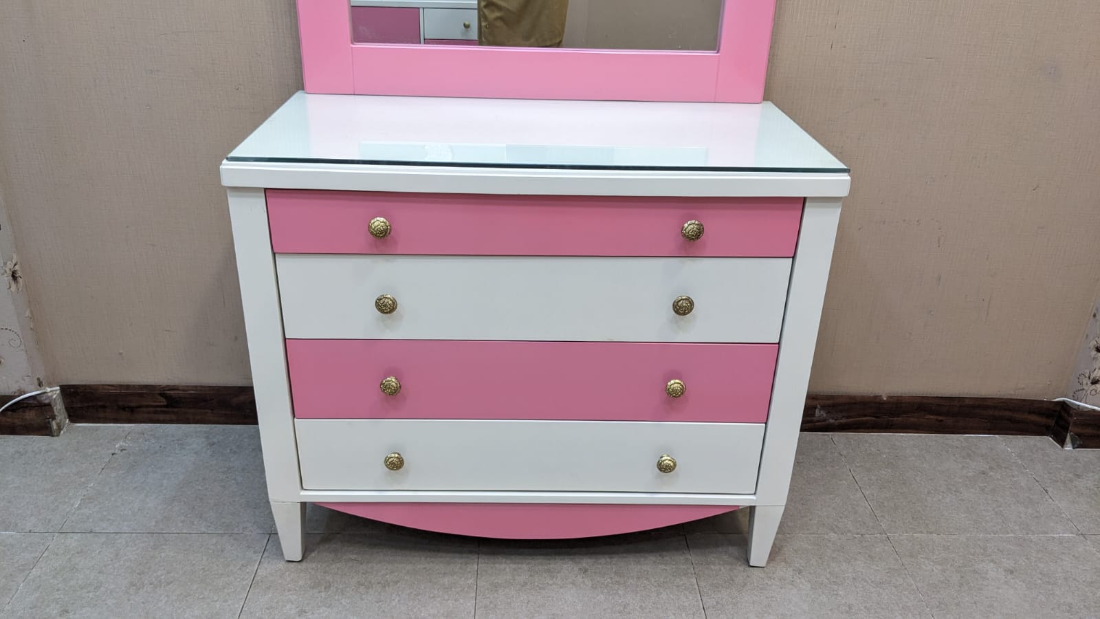 Princess Theme Queen Size Bed Set with Mattress