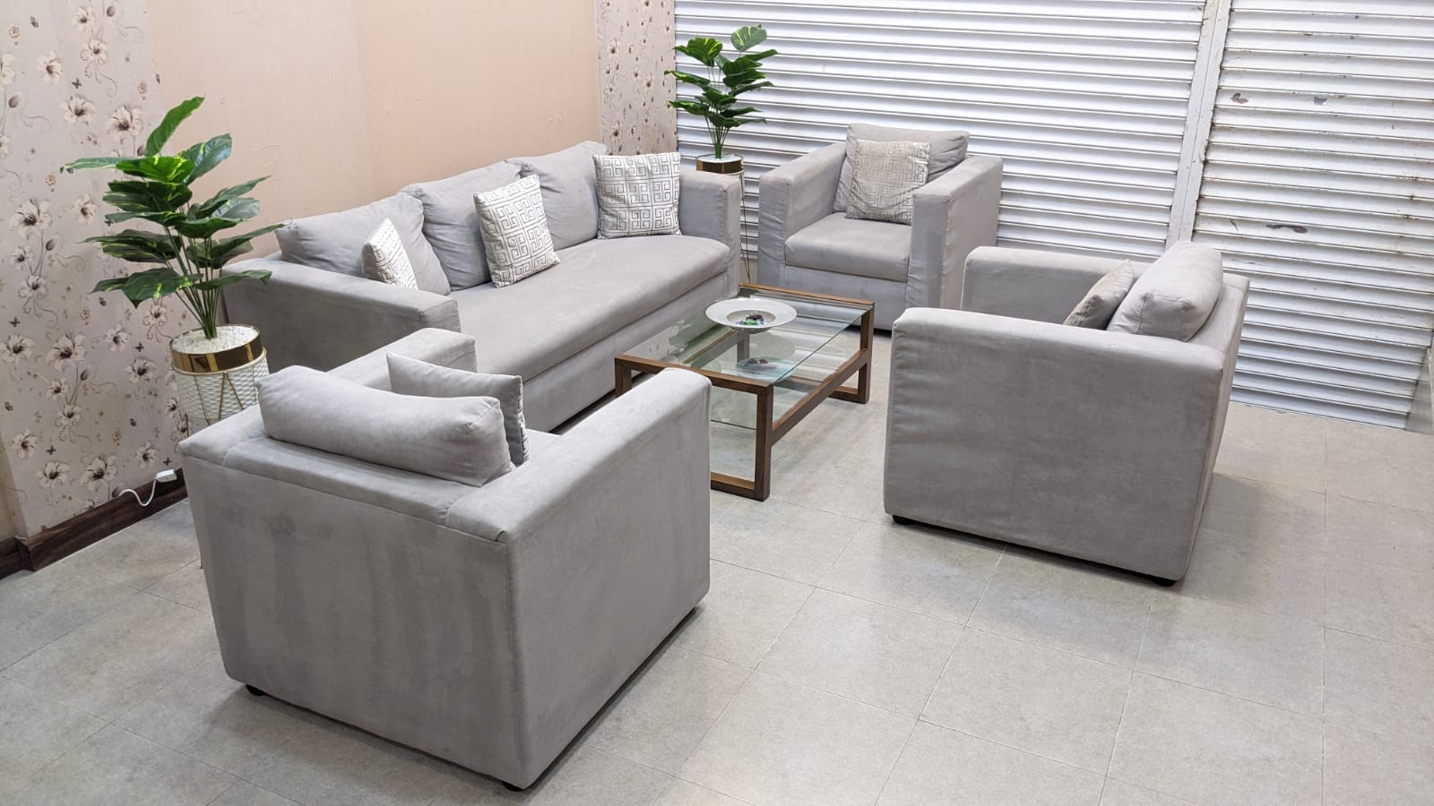 Imported Purchased From Finland 6 Seater Sofa Set