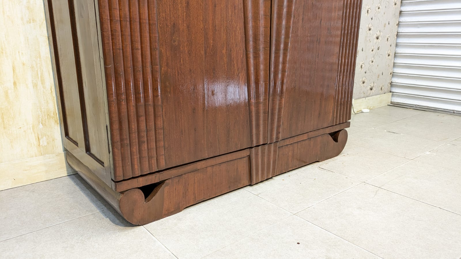 Solid Burma Teak Wood 2 Door Almirah