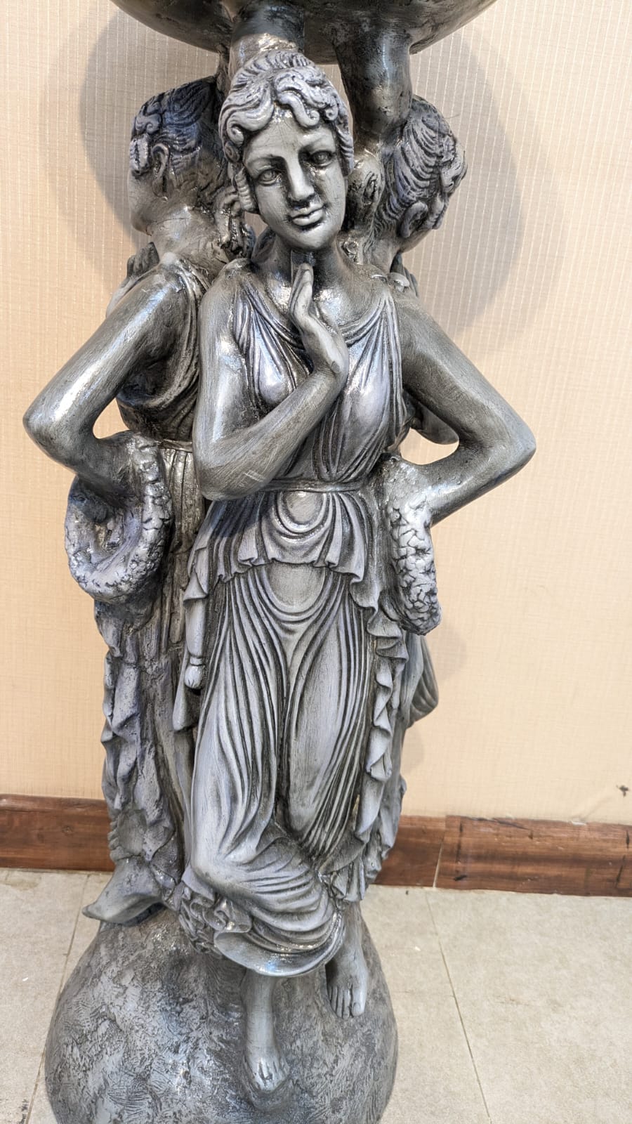 Brand New 3 Lady Sculpture Flower Pot