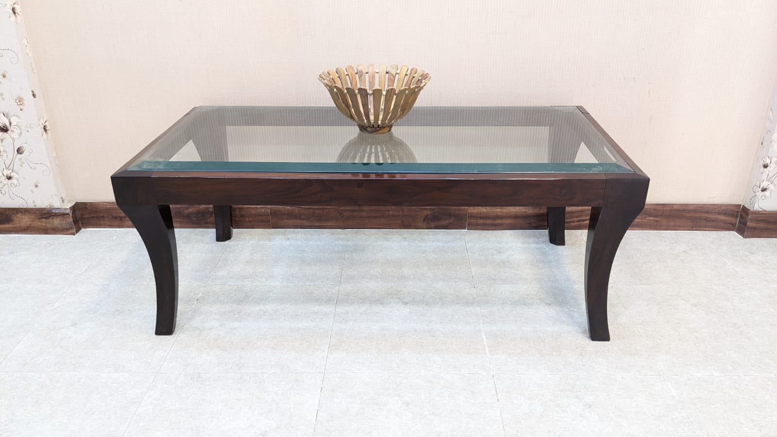 Solid Sheesham Wood Center Table