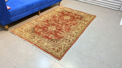 Vintage Afghanistan Chobee Hand Knotted Carpet