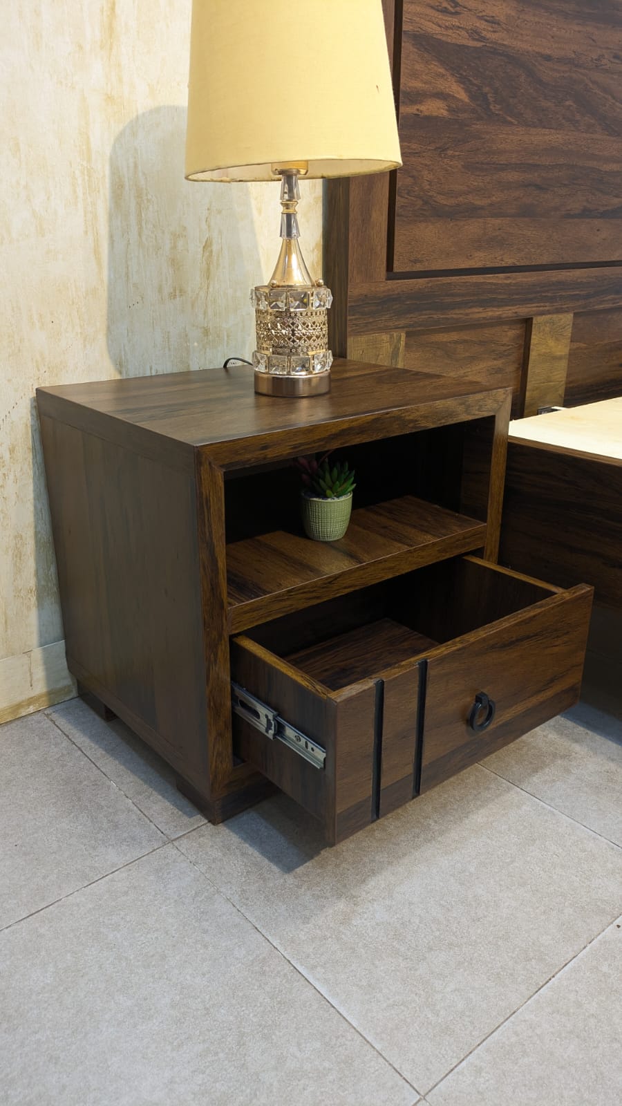 Brand New Single Bed With Side table