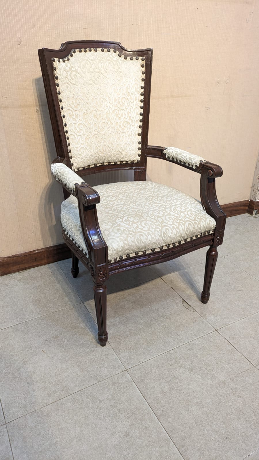 Solid Sheesham Wood Pair Of Bedroom Chairs