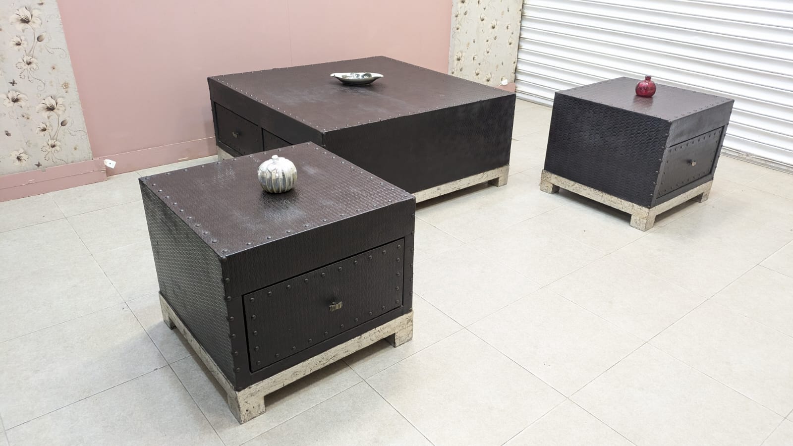 Center Table Side Table Set