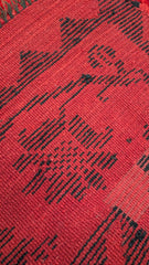 Vintage Morrocan Design Hand Knotted Carpet