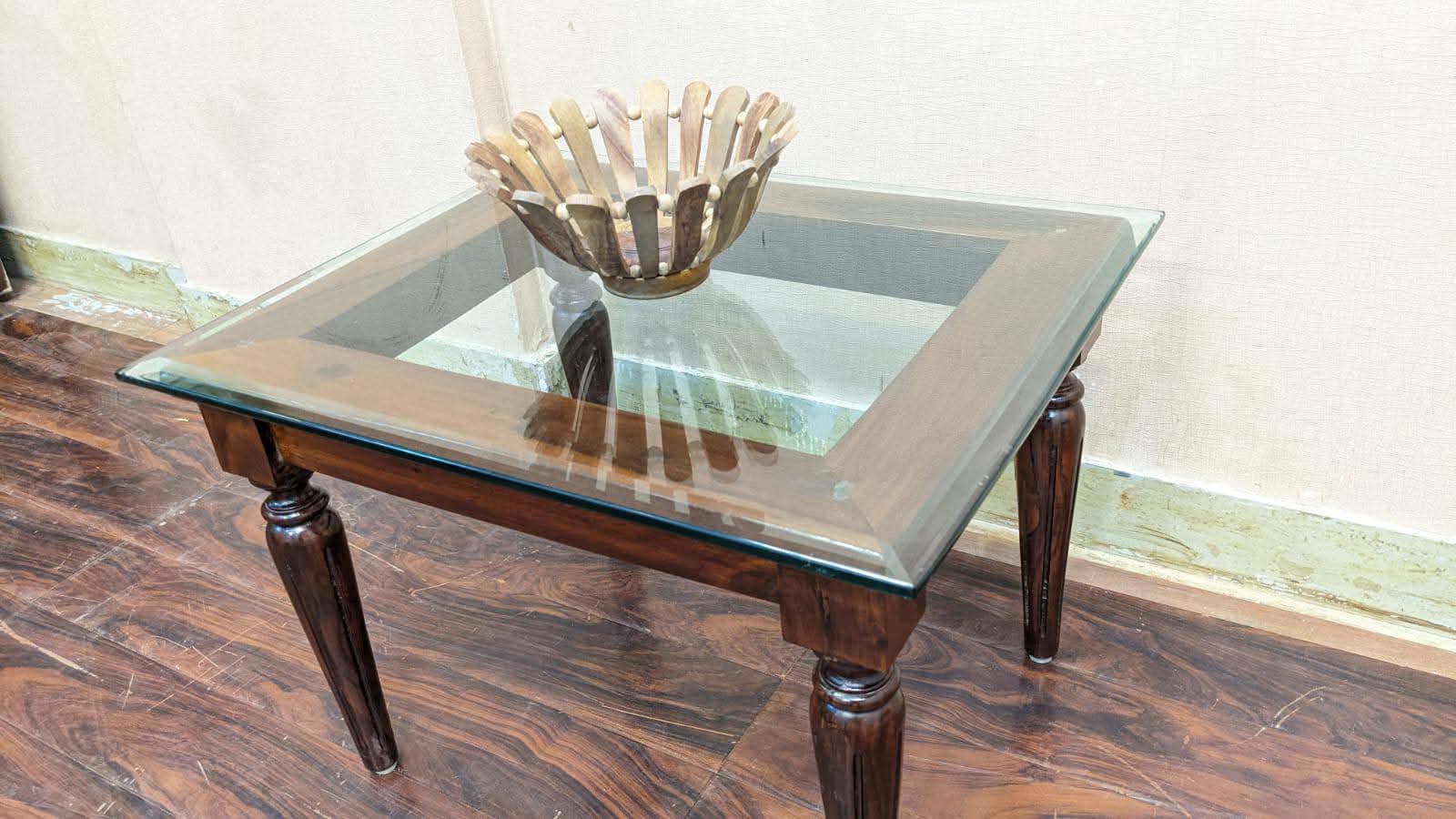 Solid Sheesham Wood Center and Side Tables
