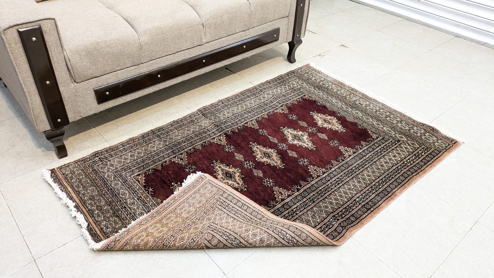 Vintage PAK Jaldar Hand Knotted Carpet