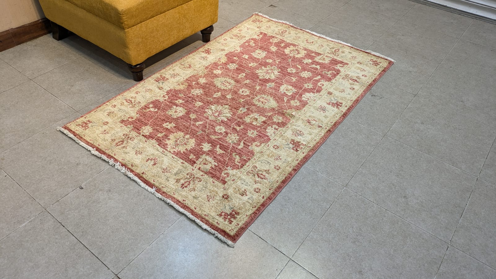 Vintage Afghanistan Chobee Hand Knotted Carpet