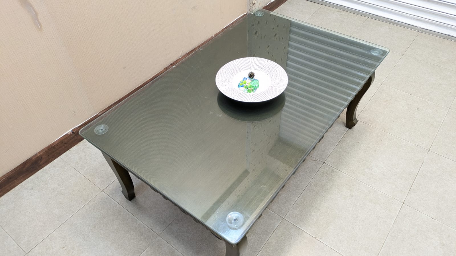 Sheesham Wood and Ply Wood Center and Side Tables Set