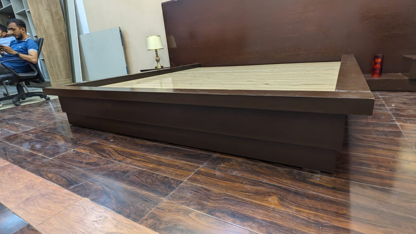 King Size Bed with 2 Side Tables