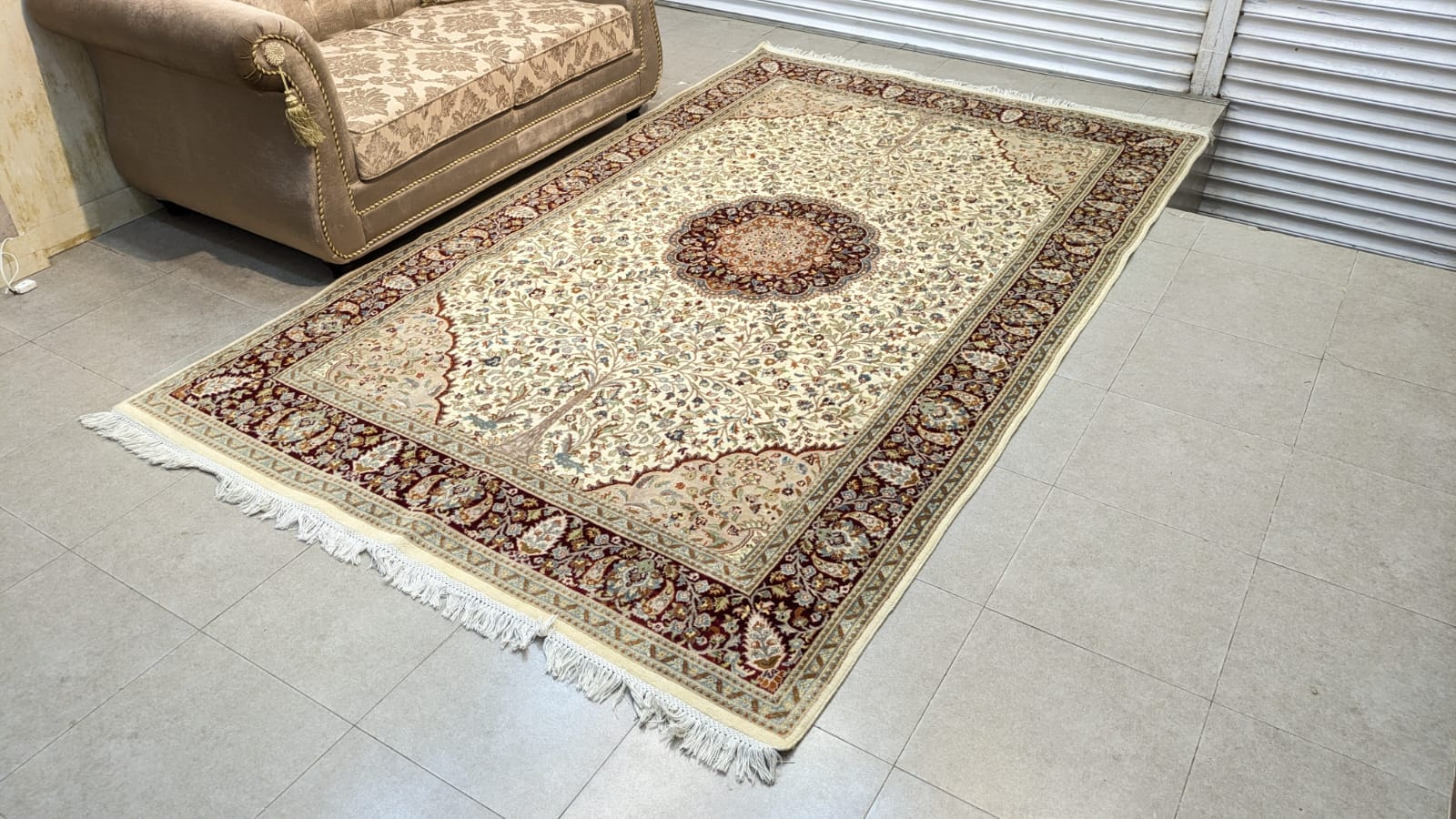 Vintage Persian Hand Knotted Carpet