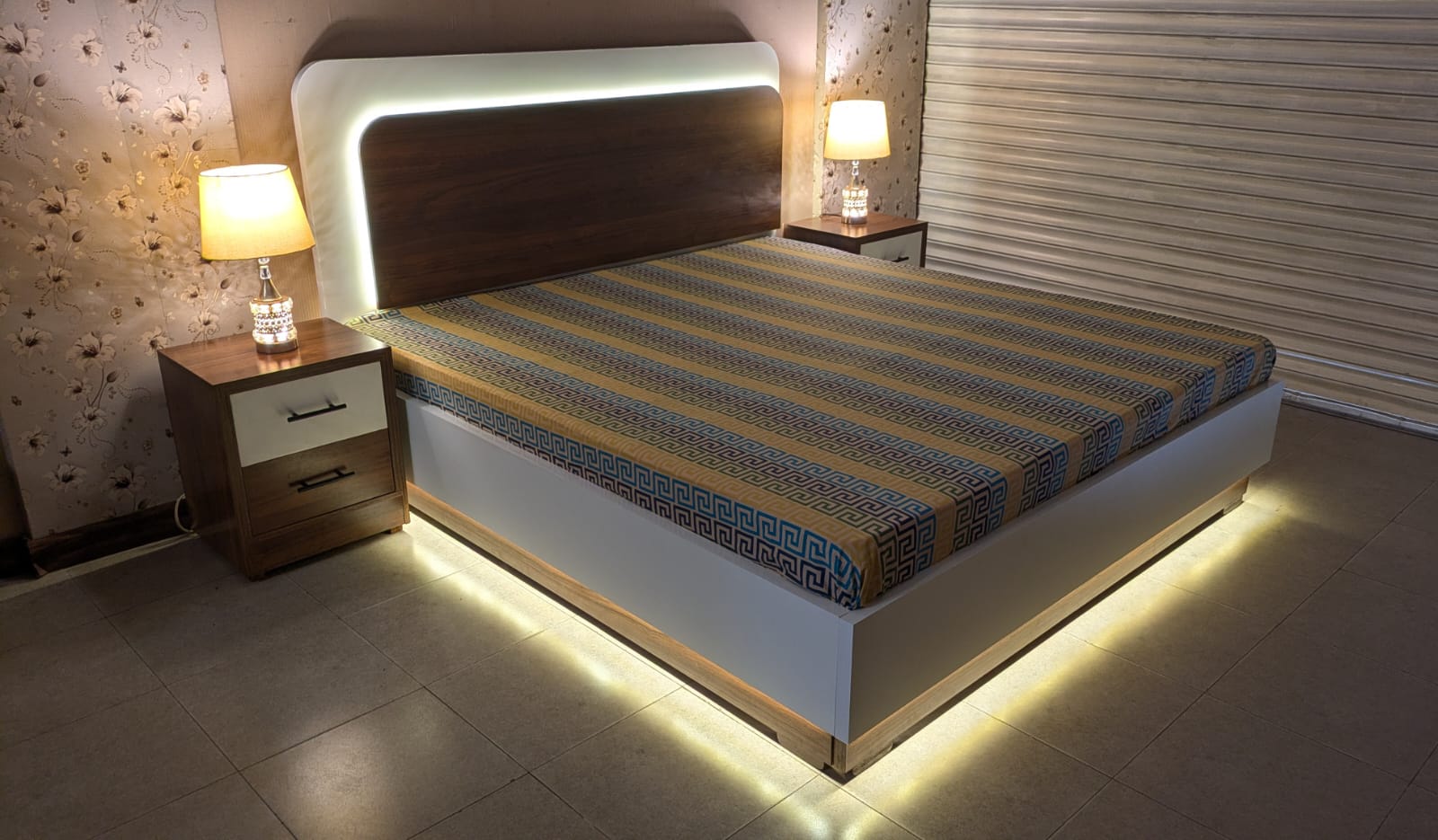 Brand New Noor Design Bed Set