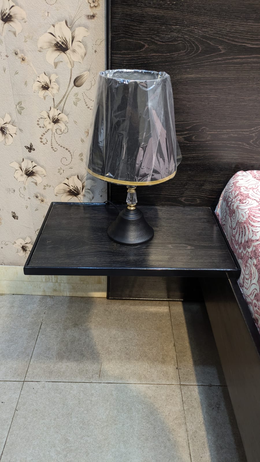 Habitt king Size Bed With Attached Side Table