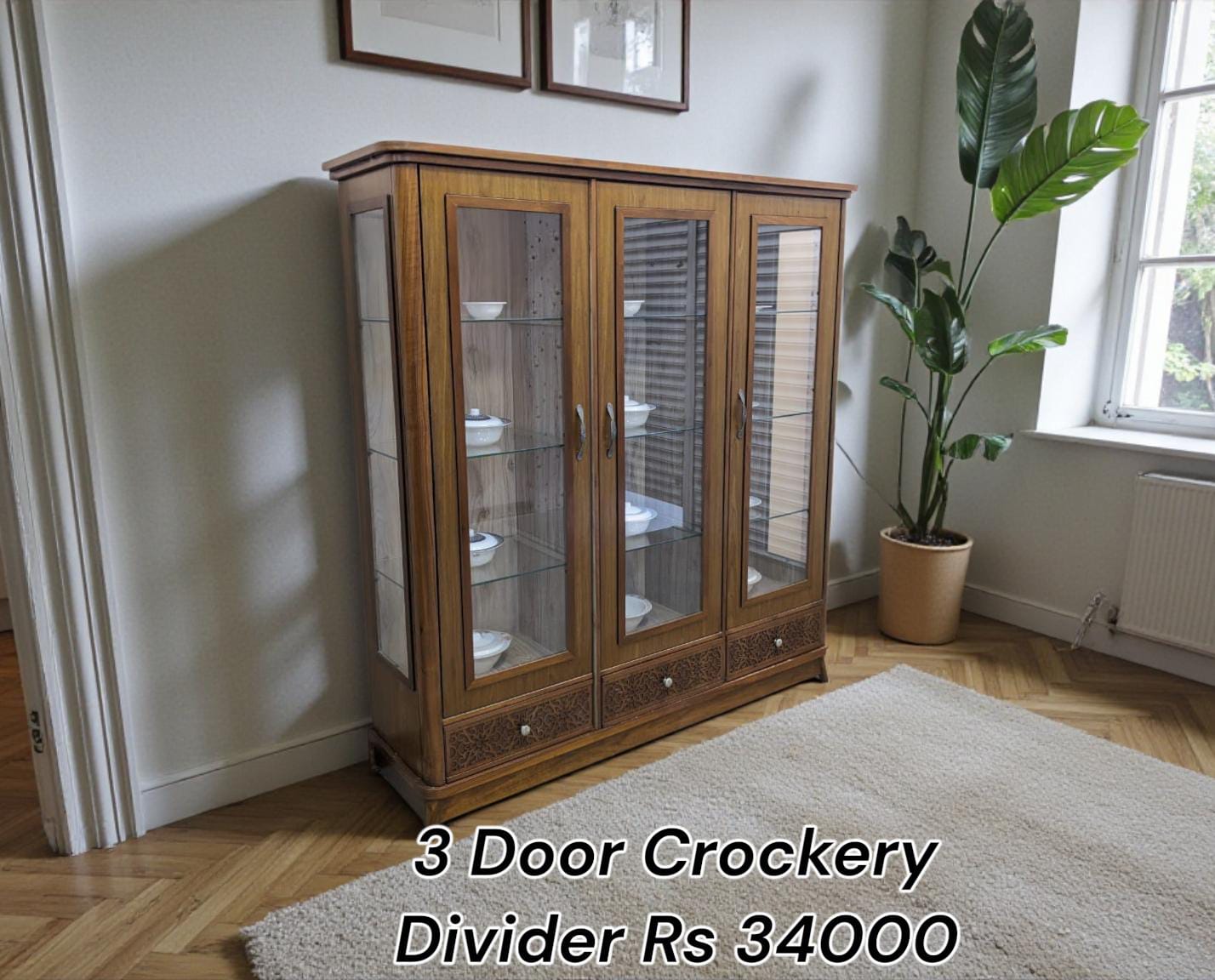 3 Door Crockery Divider