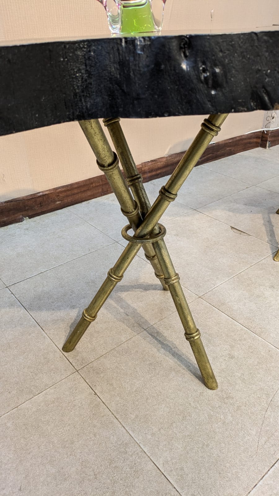 Brand New Unused Live Edge Pair Of Corner Tables